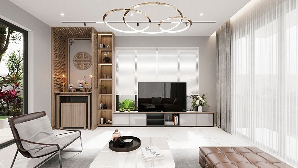 Cách trang trí phòng khách nhà cấp 4