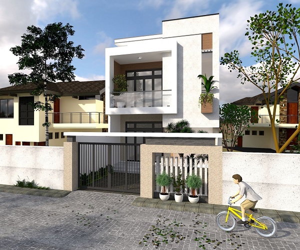 mẫu nhà 2 tầng nông thôn 500 triệu