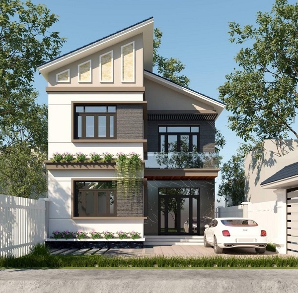 mẫu nhà 2 tầng nông thôn 500 triệu