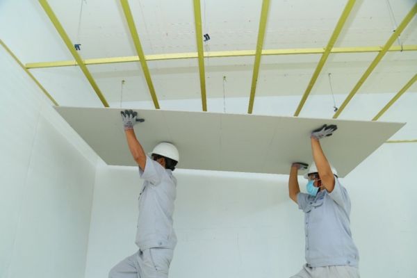 cách thi công trần thạch cao