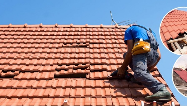 Mái ngói bị xô, trượt do khung kèo yếu