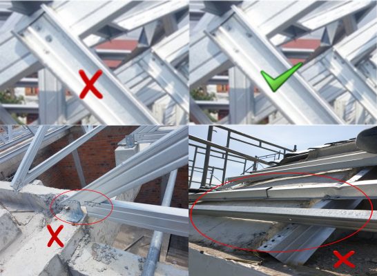 Bao lâu thì nên kiểm tra lại hệ khung kèo thép nhẹ?