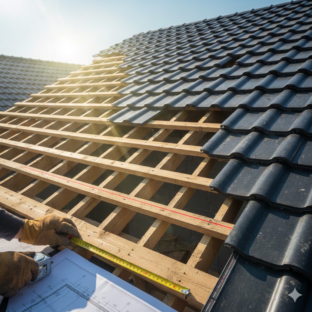 Lợp ngói bị hở khe