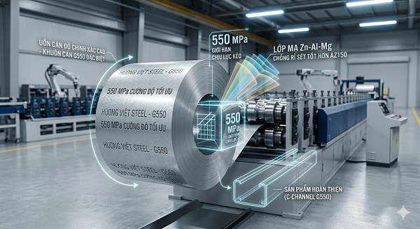 Thép G550 là gì?