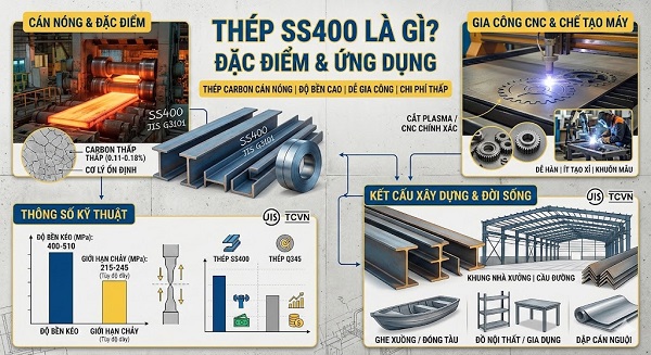 Thép SS400 là gì?